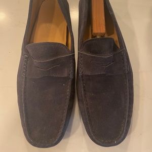 Mens Tods Gommini Suede Driving Loafers